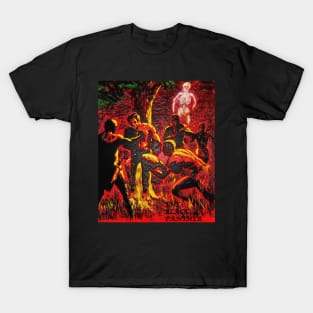 The Black Panther - Spirit from the Fire (Unique Art) T-Shirt